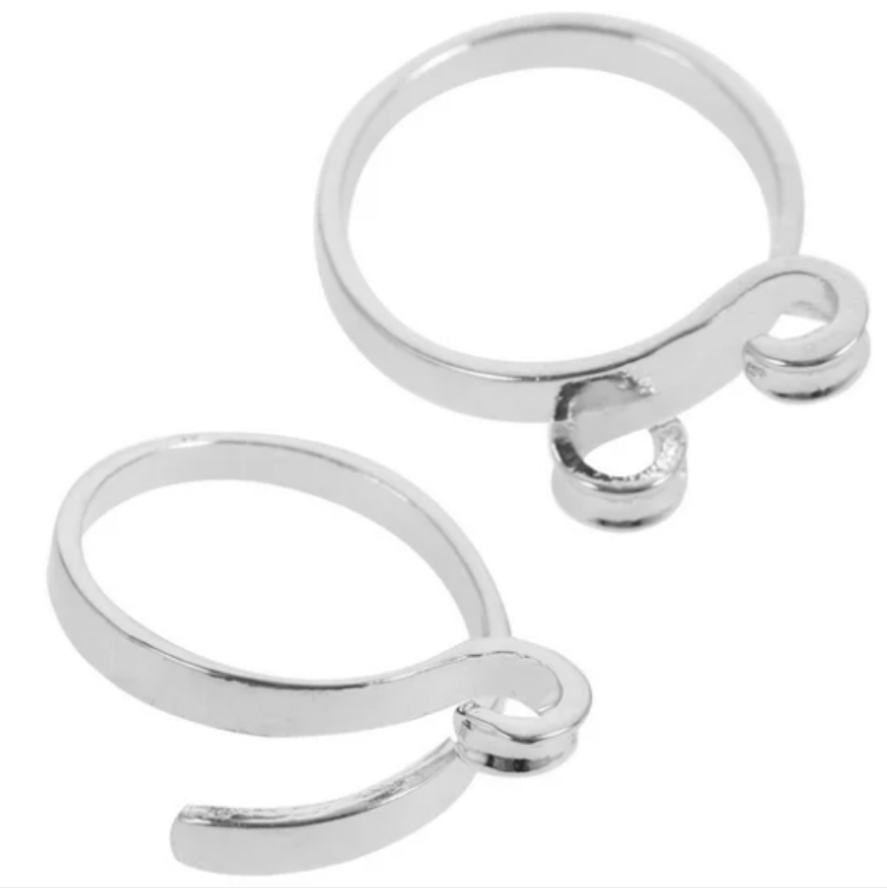 4 Piece Set Crochet Hook Loop Rings - Picture 4 of 10